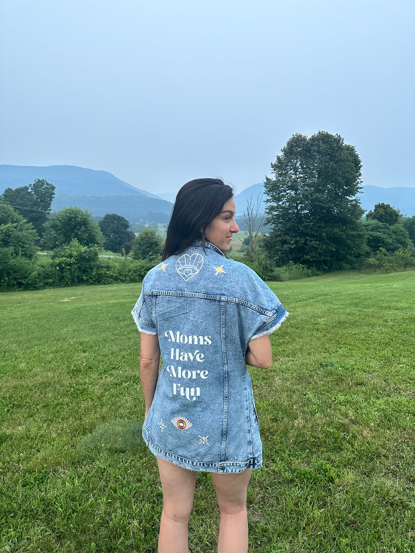 Must-Have Moms Have More Fun Jean Jacket